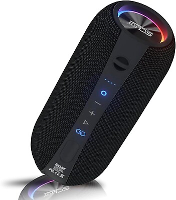#ad RGB Bluetooth Speaker 40W Wireless Portable Speaker IPX7 Waterproof EQ Intellig $69.99