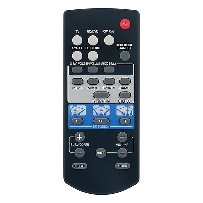 #ad New FSR82 ZK77690 Replace Remote Control Fit for Yamaha Sound SRT 1000 SRT1000BL $12.99