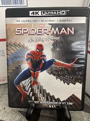 #ad Spider Man No Way Home 4K amp; Blu Ray Discs No Digital Code Used $14.99