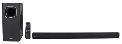 #ad Rockville ROCKBAR 40quot; 400w Soundbar w Wireless Subwoofer Bluetooth HDMI Optical $139.95