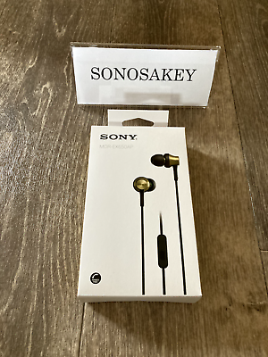 #ad SONY Earphone MDR EX650AP Canal type Brass housing with Microphone Brass brown $69.99