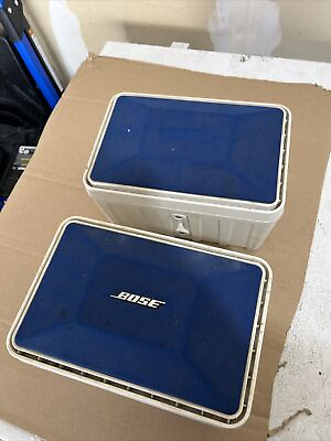 #ad 2 Bose Model 101 Music Monitor Indoor Outdoor Speakers Tested $94.99