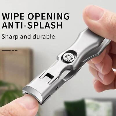 #ad Ultra Sharp Nail Clippers Steel Wide Jaw Opening Anti Splash Portable US $9.99