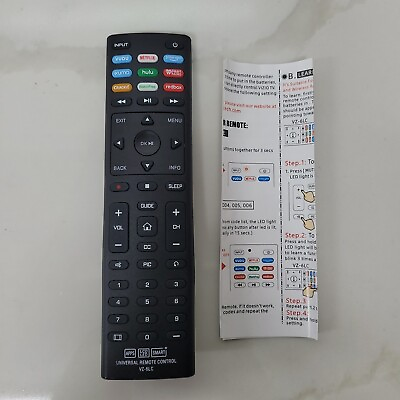 #ad Universal Vizio TV Remote Control VZ 6LC for Vizio LCD LED Smart TV. $9.85