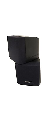 #ad 5x Bose Acoustimass Double Cube Speaker Black 100s With 4x Wall Mounts $140.00