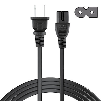 #ad 6ft UL AC Power Cord Cable For VIZIO TV Sound Bar SB3621n E8 SB3821 C6 Lead PSU $7.58
