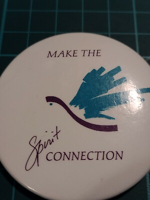 #ad Make the spirit connection United Church Tv Toronto religion button pin badge C $4.68