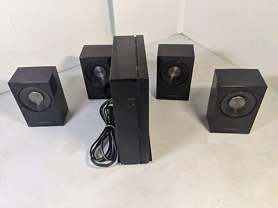 #ad Samsung 5.1 2 PS FC650W amp; 2 PS RC650W Surround Sound Theater Speakers Parts $39.98