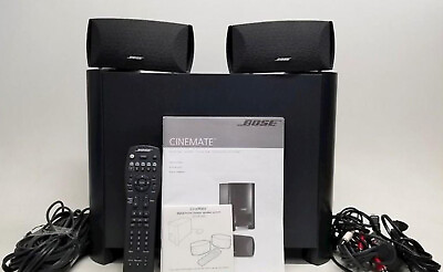 #ad BOSE CineMate Digital Home Theater Speaker System w Interface Remote Cables $179.99