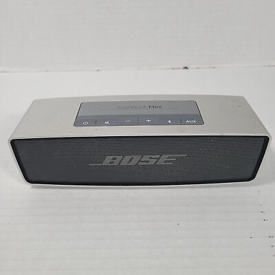 #ad FOR PARTS Bose SoundLink 359037 1300 Mini Bluetooth Speaker Silver $28.99