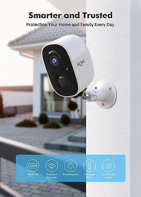 #ad DZEES Smart Security Camera CG6 Indoor Outdoor Wireless 2.4GHz Wifi Camera New $36.99