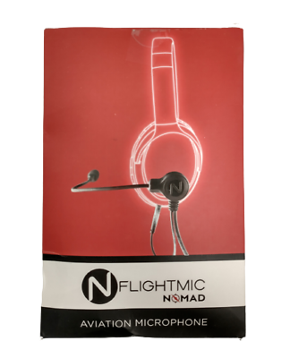 #ad NflightMic Nomad 1000 Aviation Microphone for Bose Headset Black OPEN BOX $324.20