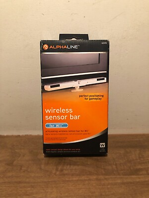 #ad Alphaline Wireless Sensor Bar For Wii Brand New in Box $14.99