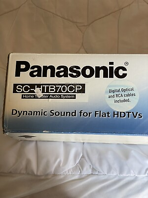 #ad Panasonic dynamic sound bar for flat HD TVs SC Dash HTB70CP $179.99