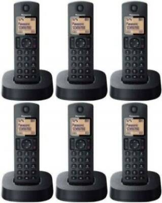 #ad Panasonic WIRELESS INTERCOM 6 EXTENSION Cordless Landline Phone   Black $506.66