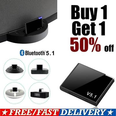 #ad Bluetooth Music Receiver Audio Adapter 30 Pin Bose Dock Speaker For iPhone iPod $9.99