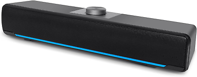 #ad Computer Speakers Phission USB Powered Sound Bar Speakers for Computer Desktop $15.05