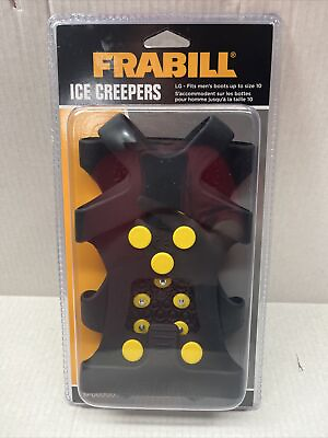 #ad Frabill Ice Creepers Men#x27;s LG up to Size 10 New Factory Sealed $14.95