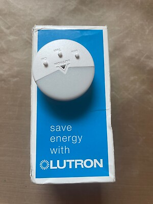 #ad LUTRON LRF2 DCRB WH Radio Power Savr Wireless Ceiling Daylight Sensor ClearConn $74.99