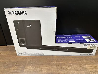 #ad #ad Yamaha ATS 2070 2.1 Channel Sound Bar with Wireless Subwoofer Black Brand New $259.99
