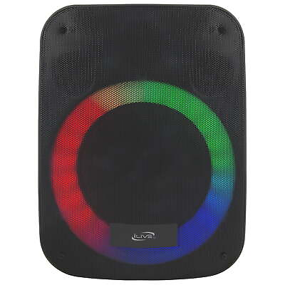 #ad iLive Wave Bluetooth Wireless Speaker System7.28 x 11.81 x 9.05 Inches Black $27.89
