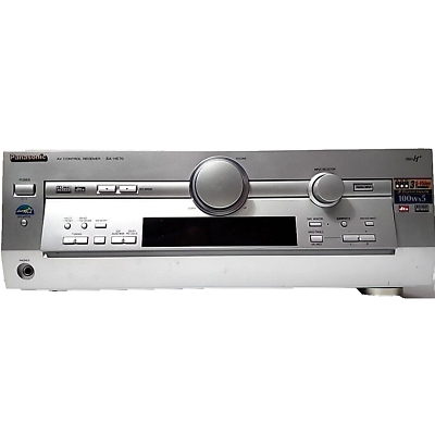 #ad #ad Panasonic SA HE70 5.1 Channel AV Control Stereo Receiver Silver Tested amp; Working $38.23
