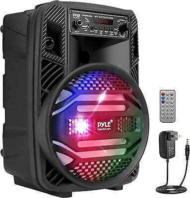 #ad Pyle Bluetooth PA Speaker 300W Rechargeable Bluetooth Speaker Portable PA System $39.14