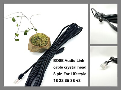 #ad BOSE Audio Link cable crystal head 8 pin For Lifestyle 18 28 35 38 48 Subwoofer $19.99