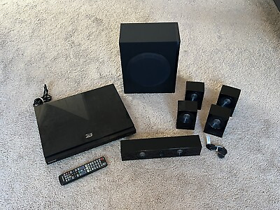 #ad Samsung 3D Blu Ray Player W Surround Sound Theater System HT D5300 TESTED $99.99