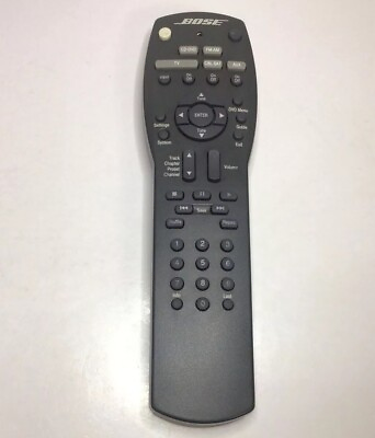 #ad Bose 321 Remote Control Black Partially Tested $24.99
