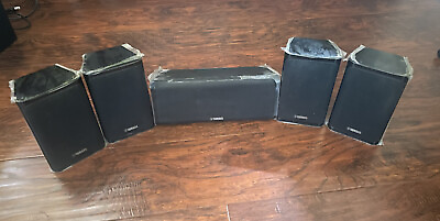 #ad Yamaha Home Theater Surround Sound Speakers NS B40 and NS C40 Bundle $100.00