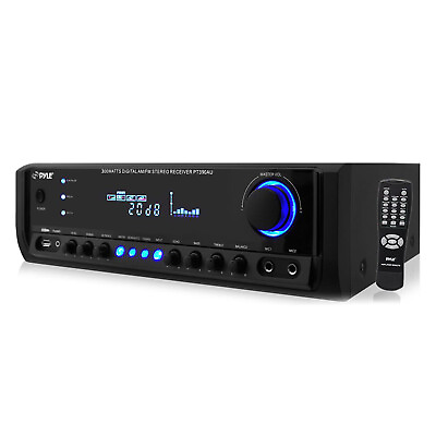 #ad Pyle PT390AU 300 Watt Digital AM FM SD USB Home Theater Stereo System $138.49
