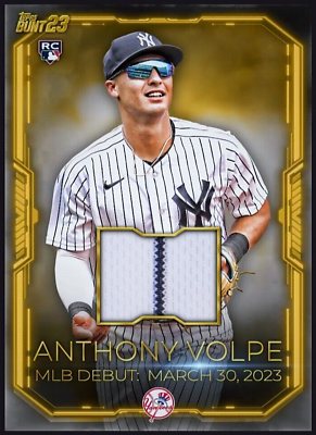 #ad 2023 Topps MLB Debut Gold Relic Rookie RARE Patch ANTHONY VOLPE RC Digital Card $12.00