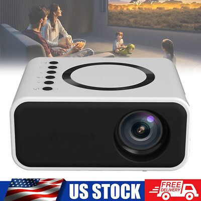 #ad Mini Projector 3D LED WiFi Video Home Theater Cinema For IOS Android System USA $40.99