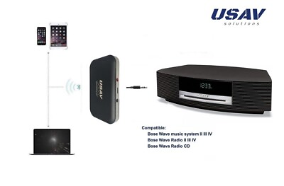 #ad USAV Bluetooth Adapter for Bose Wave Music System IV III II AWRCC1 AWRCC2 $23.88