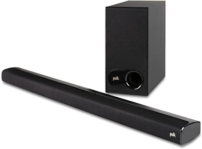 #ad Bluetooth Slim TV Sound Bar For 4K and HD TVs and Subwoofer HDMI Optical Cables $234.21