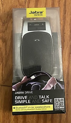 #ad Jabra Drive Bluetooth In Car Speaker for Music and Calls Black. Open Box $26.00