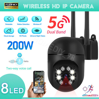 #ad Wireless Security Camera System Outdoor Home 5G WiFi Night Vision 1080P HD Cam $17.99