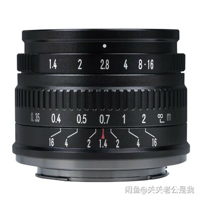 #ad 7artisans 35mm F1.4 Manual Focus Lens f Nikon Z Sony E Canon M Fujifilm X M4 3 $66.98