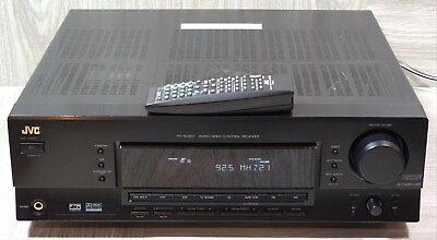 #ad JVC RX 6030VBK Surround Stereo AM FM Audio Video Control Receiver TESTED $149.95