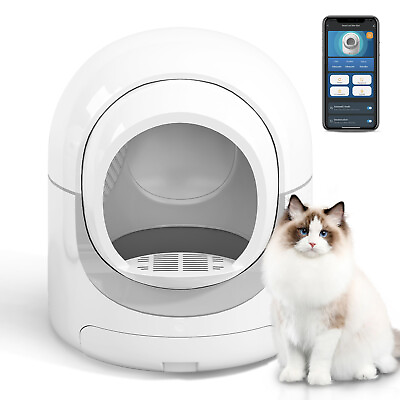 #ad Self Cleaning Cat Litter Box APP Control Odor Removal Safety Protection $294.99
