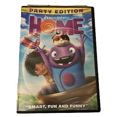 #ad Home DVD 2015 Party Edition By Steve Martin Dreamworks GOOD $4.95