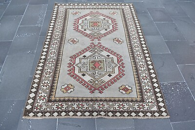 #ad Turkish runner rug Handmade rug Vintage rug Boho home 4 x 6.1 ft TV4940 $210.00