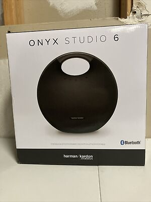 #ad Harman Kardon Onyx Studio 6 Waterproof Bluetooth Speaker Black Portable NEW $129.00
