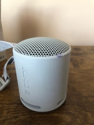 #ad SONY SRSXB100 H LIGHT GRAY wireless speaker waterproof — Great condition $32.99