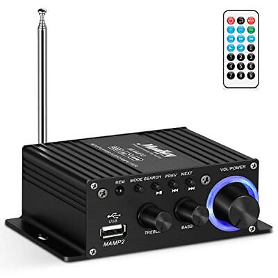 #ad Mini amplifier home audio Bluetooth 5.0 for speakers 50W 2 Channel Power Aud... $31.24