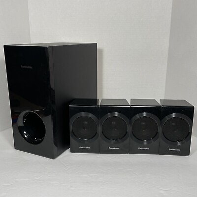 #ad Panasonic Home Theater Speaker System SB HW190 Subwoofer HF 190 HS 190 Surround $129.98