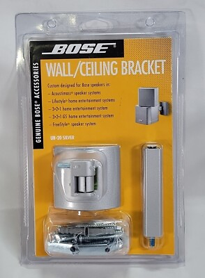 #ad Bose UB 20 Silver Wall Ceiling Bracket Speaker Mount NEW $11.95