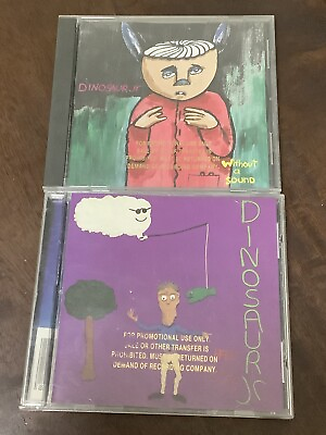 #ad Without a Sound Hand It Over Dinosaur Jr. CD Lot 2 Sire Promo Gold Stamp $12.74