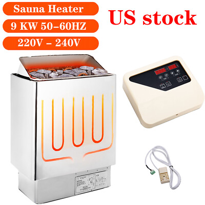 #ad 9KW 220V 240V Sauna Heater Sauna Stove with External Digital Control $399.98